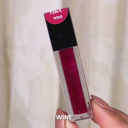 Wine Maroon Red Lip Gloss