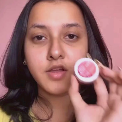 Raspberry Glossy Lip Mask For Smooth & Plump Lips