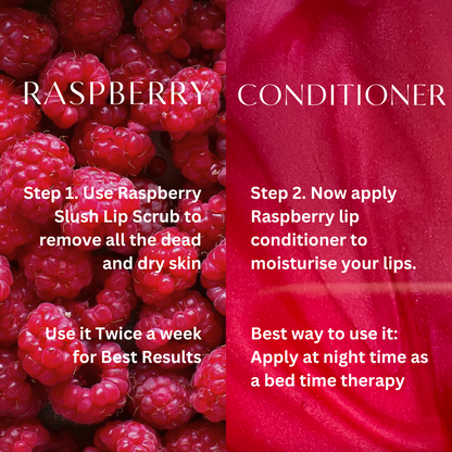 Raspberry Glossy Lip Mask For Smooth & Plump Lips